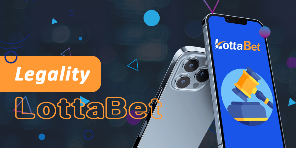 LottaBet is fully certified to provide free gambling services to Indian users
