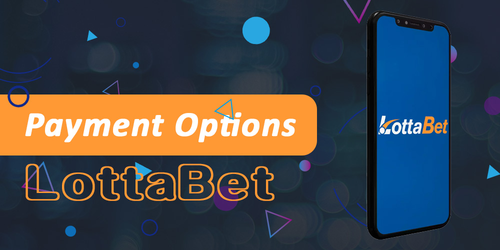 All avaliable payments on Lottabet bookmaker's website