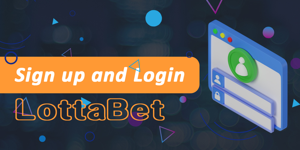 How to create an account and login in the LottaBet App